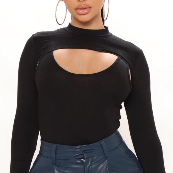 Fashion Nova black bodysuit - Picture 2 of 3